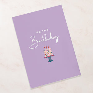 Happy Birthday( Purple )