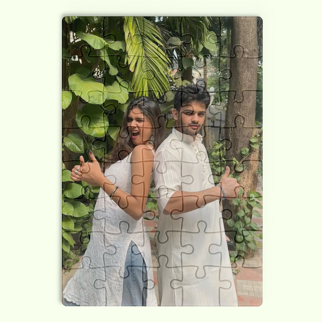 Personalized Picture Puzzle - Unique Gift for Birthdays, Anniversaries & Rakhi