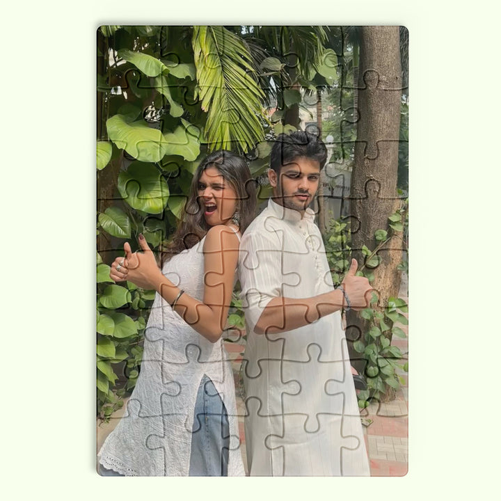 Personalized Picture Puzzle - Unique Gift for Birthdays, Anniversaries & Rakhi