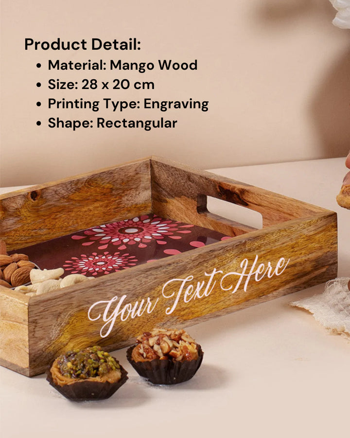 Personalized Wooden Tray