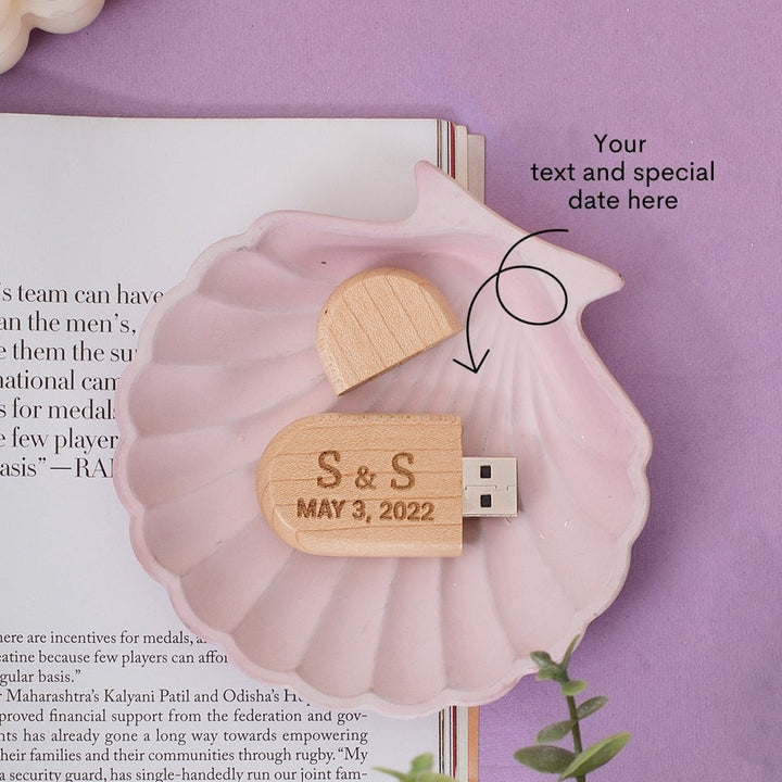 Personalized Wooden Pen Drive