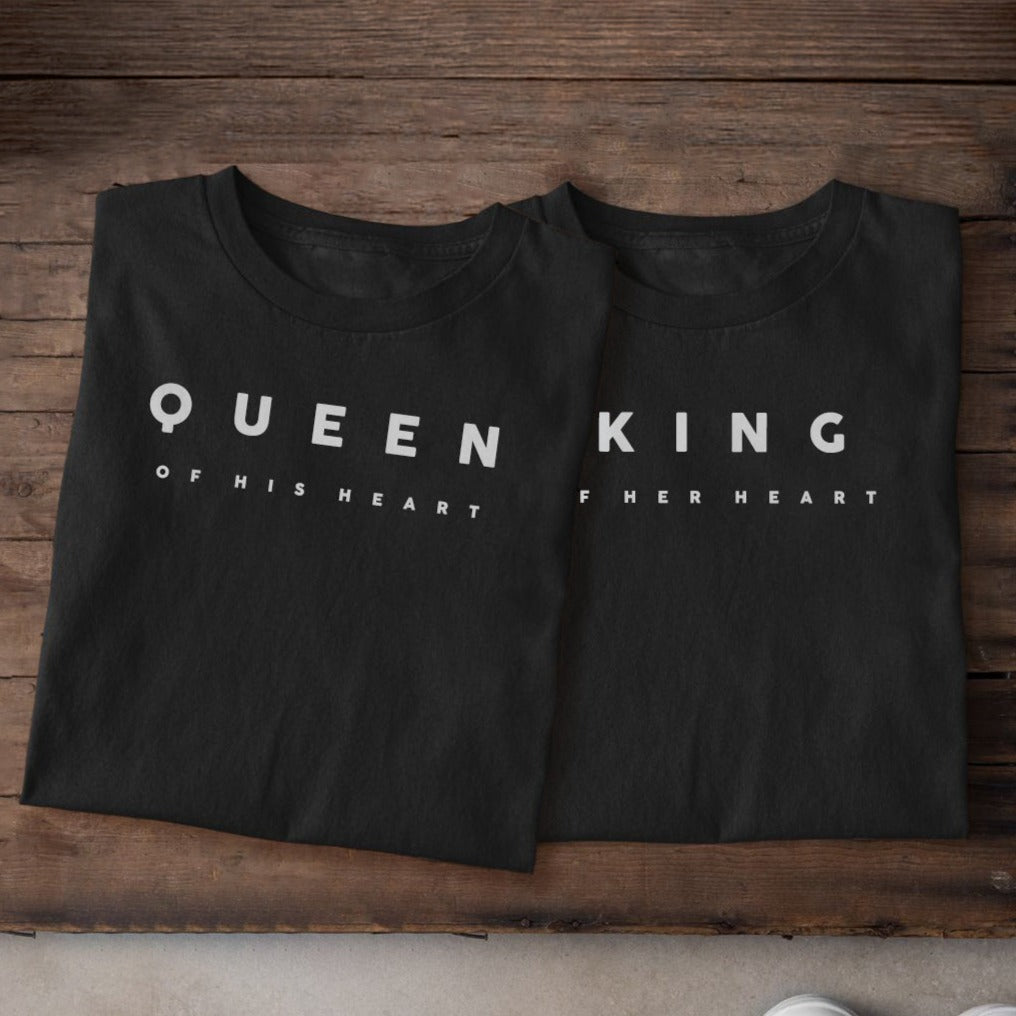 The Perfect Anniversary Gift – King Queen T-Shirts – Confetti Gifts