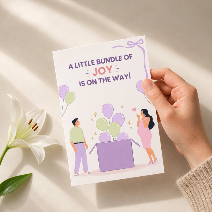 Bundle Of Joy Baby Greeting Card