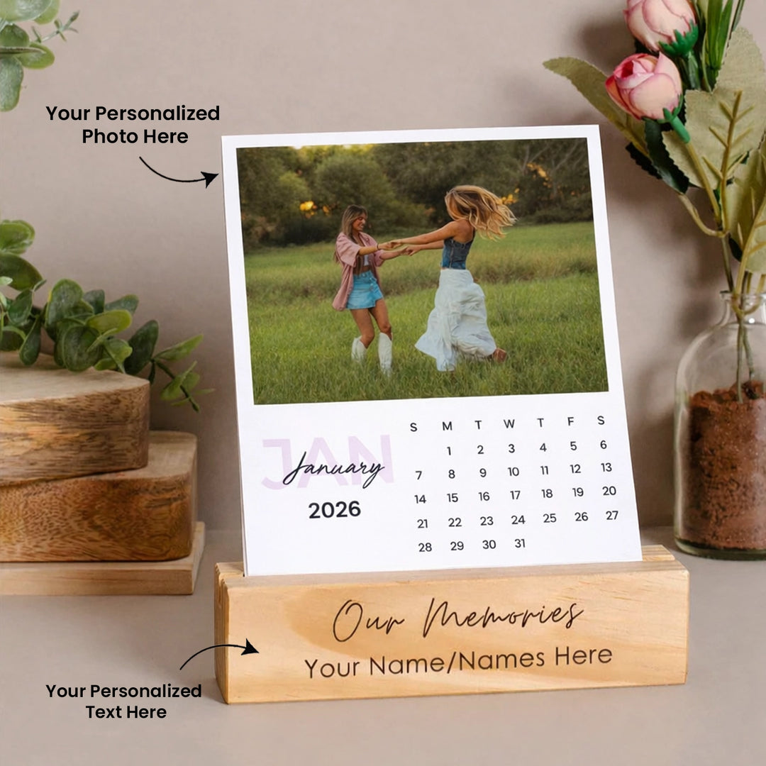 Premium Personalized Photo Calendar