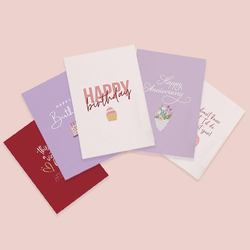 Assorted Greeting Cards (Set of 5)