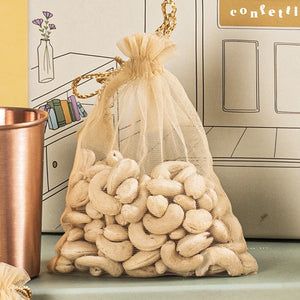 Cashews in Golden Mesh Potli 100gm