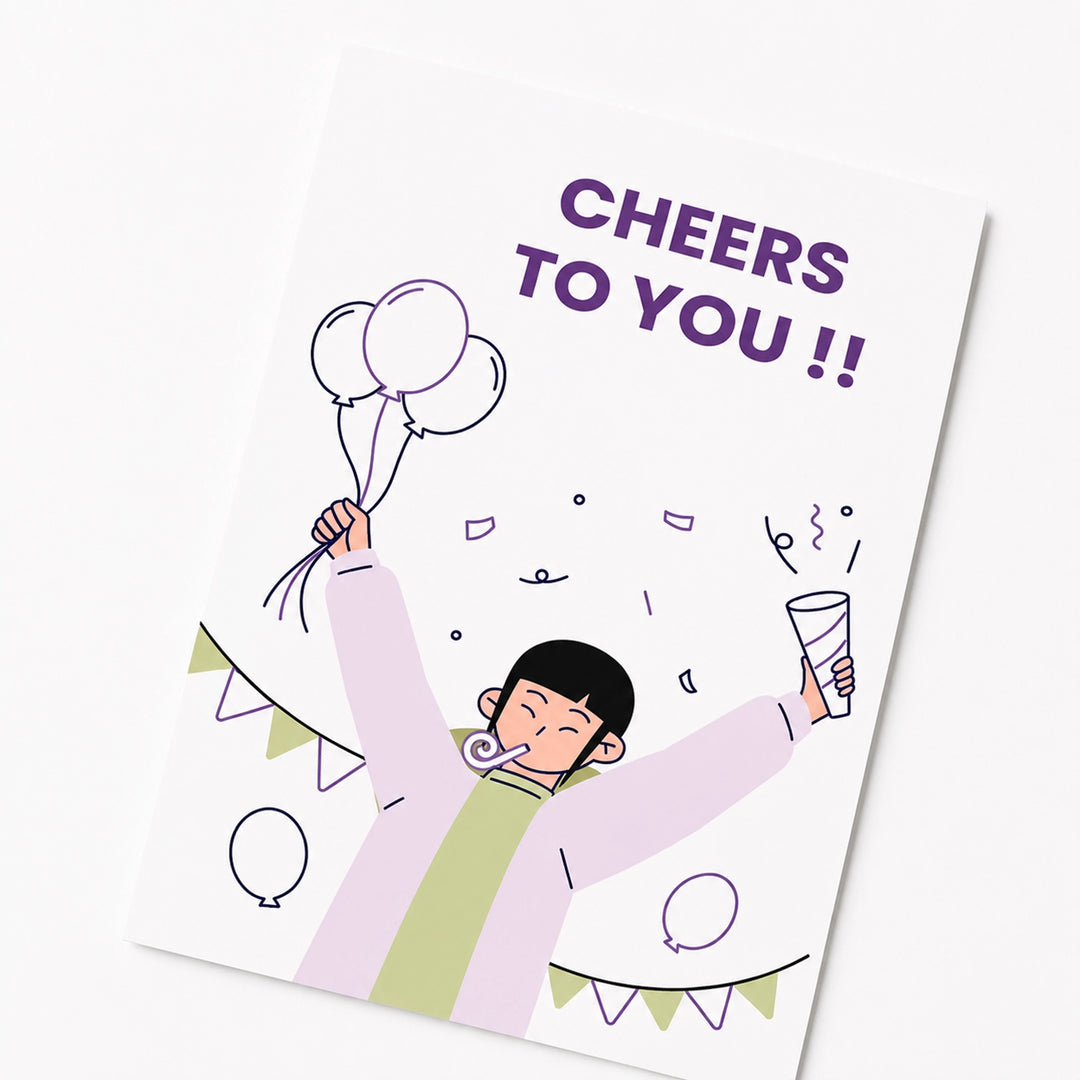 Cheers To You Greeting Card