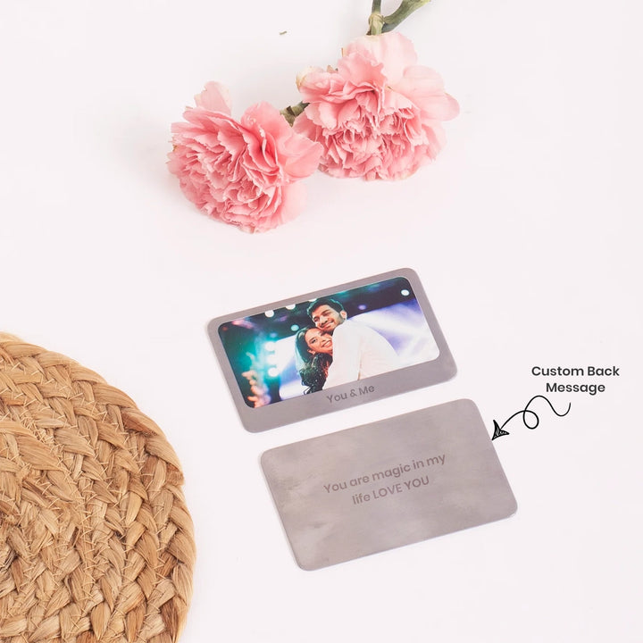 Metal Wallet Card- Personalized Photo Wallet Card