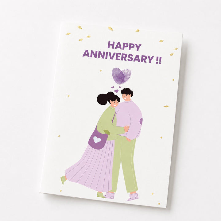Couple Anniversary Greeting Card