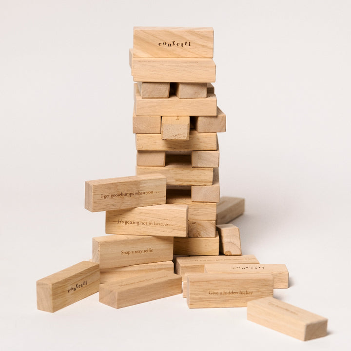 Jenga Party Game with a Twist