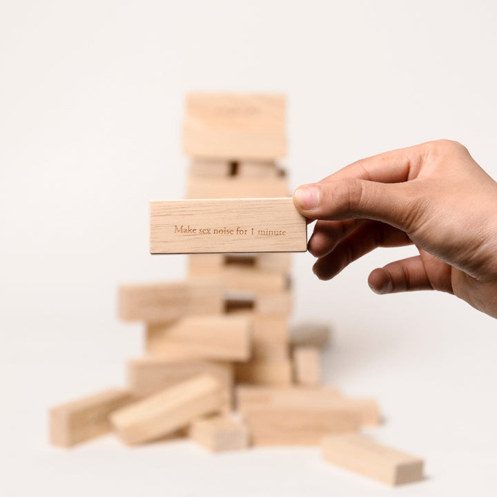 Jenga Party Game with a Twist