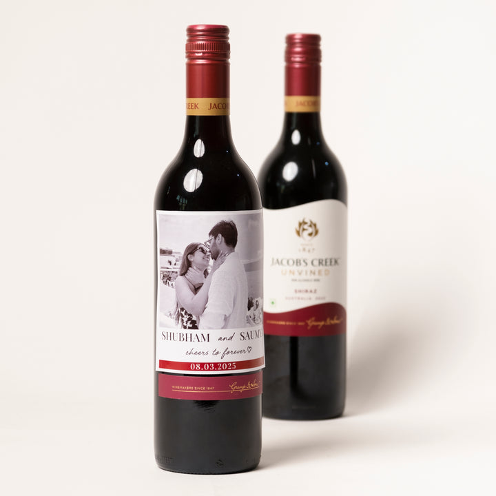 Personalized Jacob's Creek Non-Alcoholic Wine