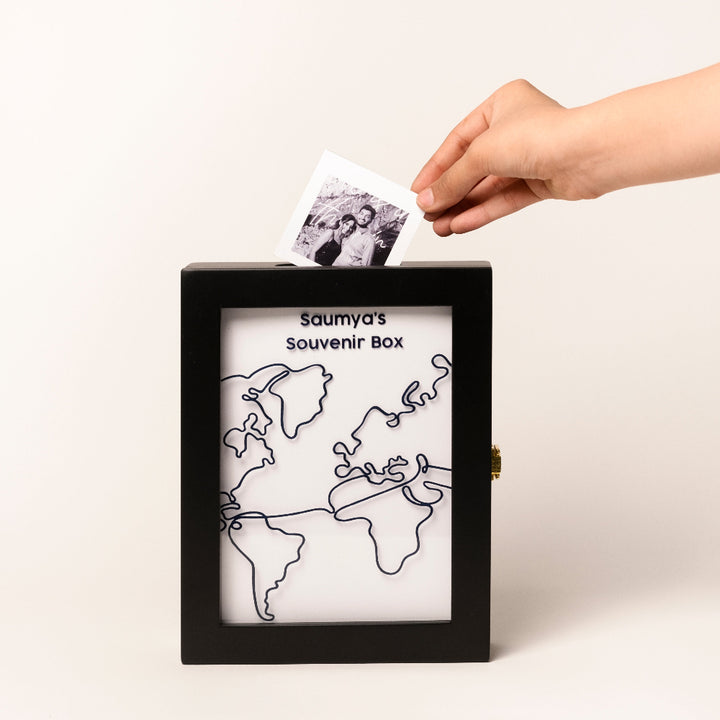 Travel Memory Box - souvenir & keepsake box customized