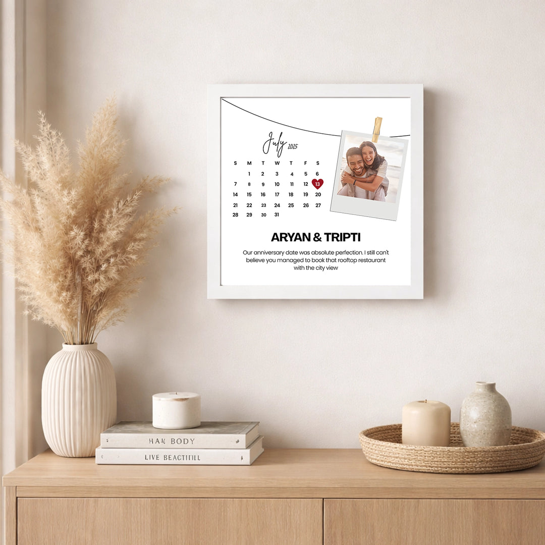 Date Frame: Custom Photo Frame