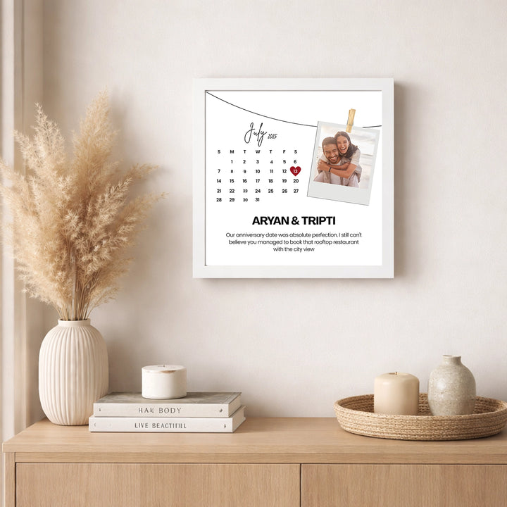Date Frame: Custom Photo Frame