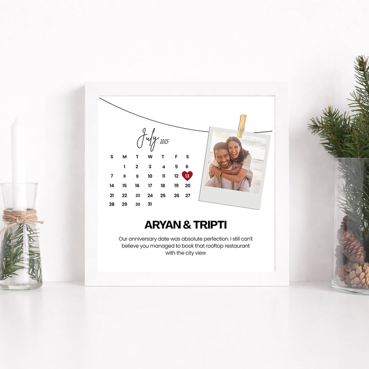 Date Frame: Custom Photo Frame