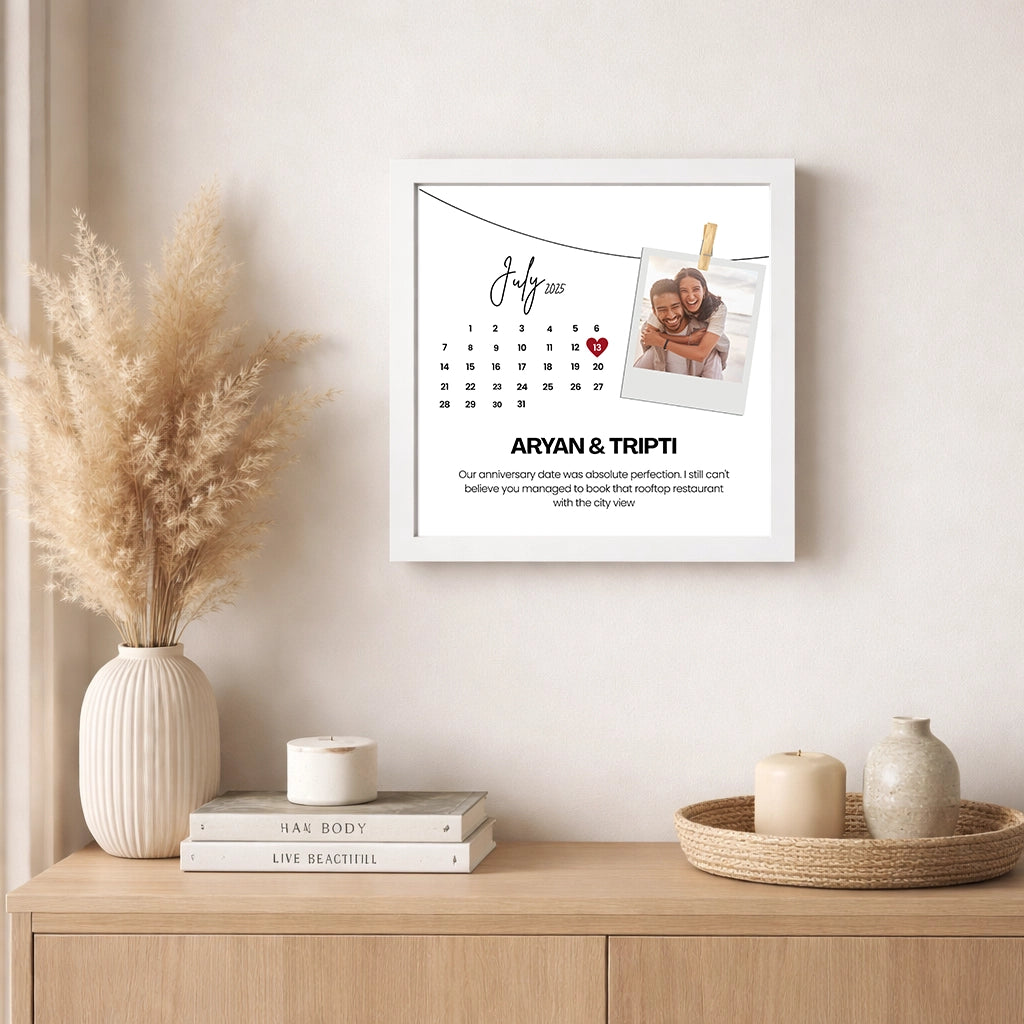 Date Frame: Custom Photo Frame