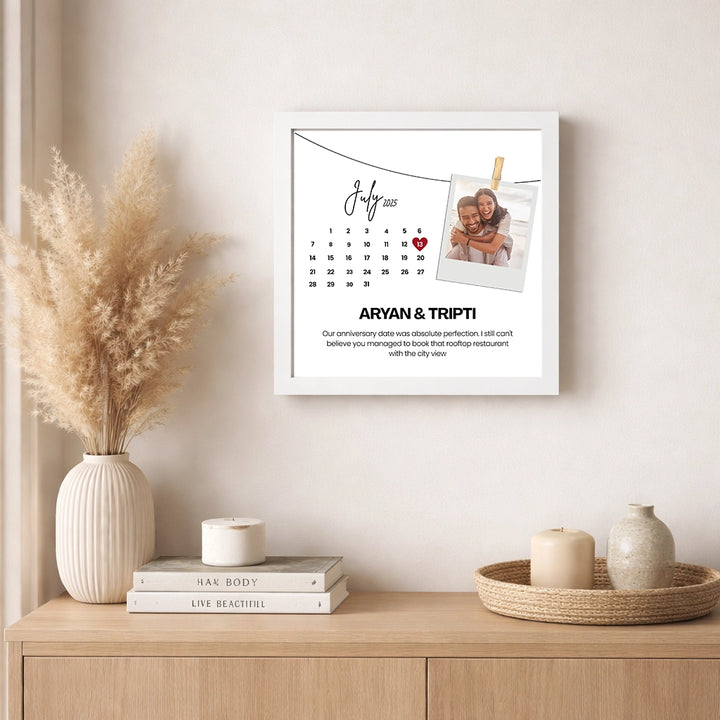 Date Frame: Custom Photo Frame