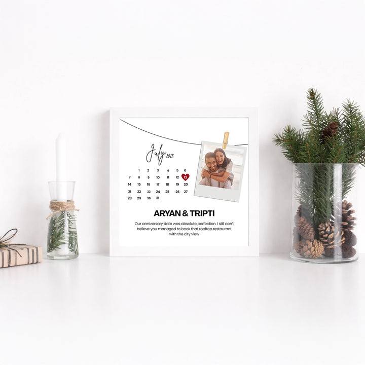Date Frame: Custom Photo Frame