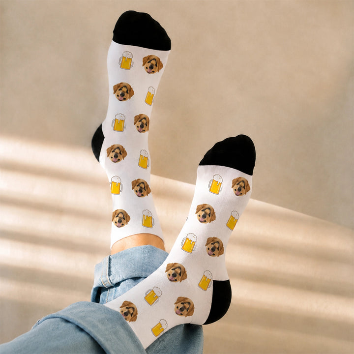 Personalised Pet Face Socks
