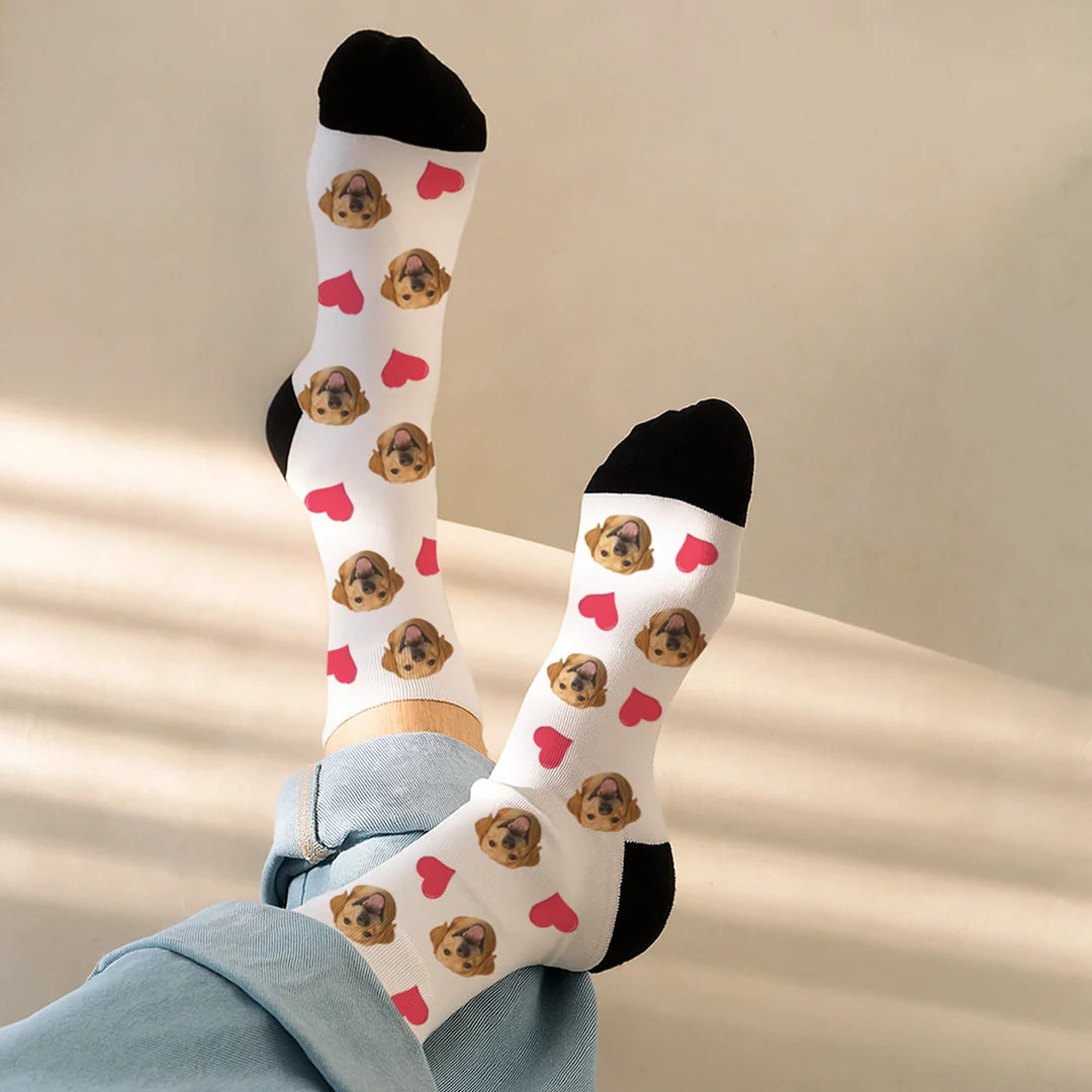 Personalised Pet Face Socks