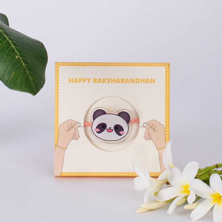 Panda Acrylic Rakhi