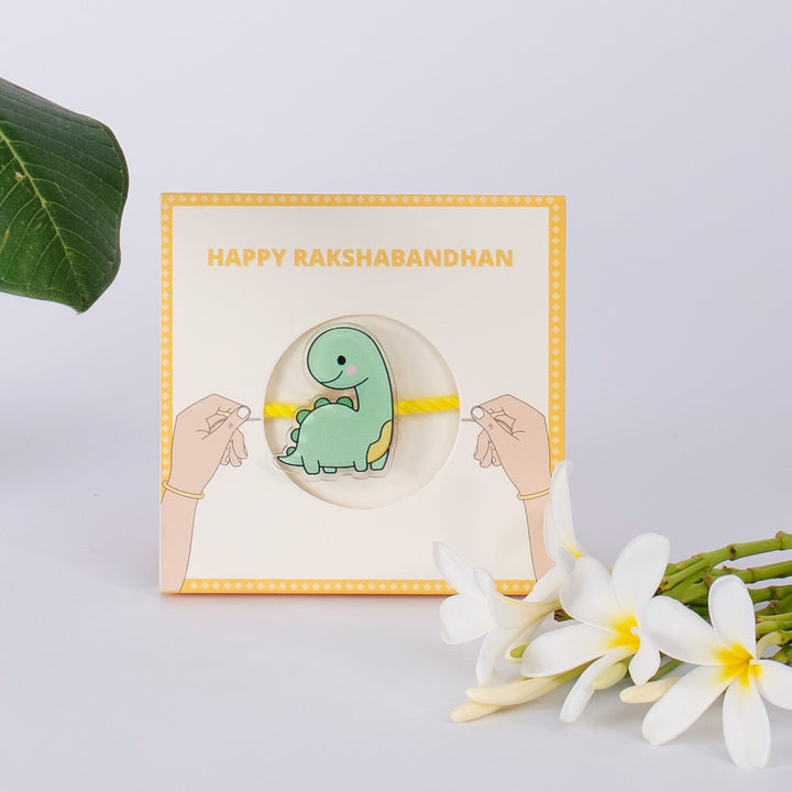 Dino Acrylic Rakhi