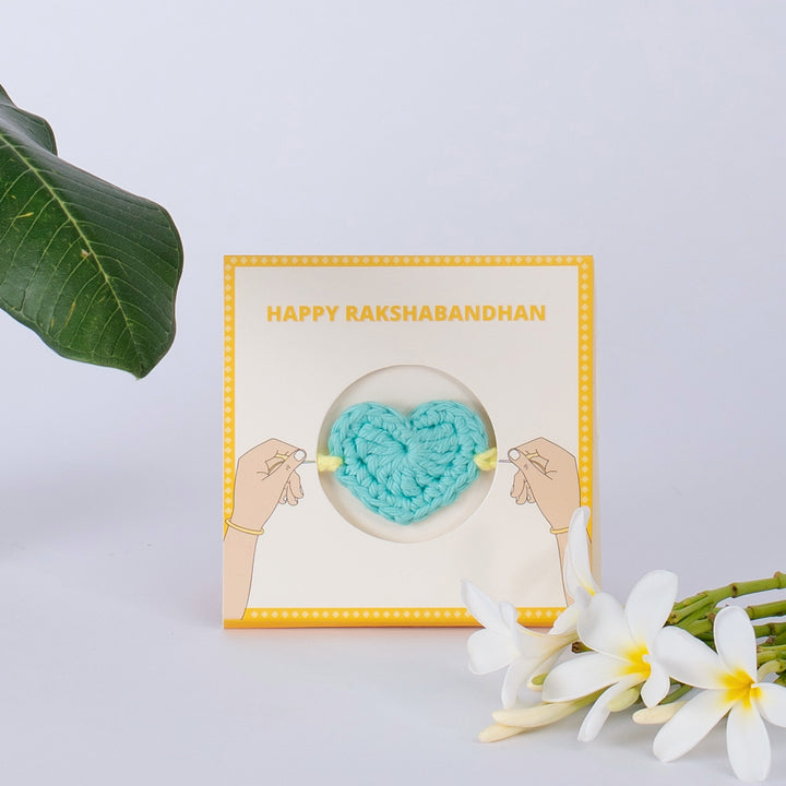 Heart Crochet Rakhi