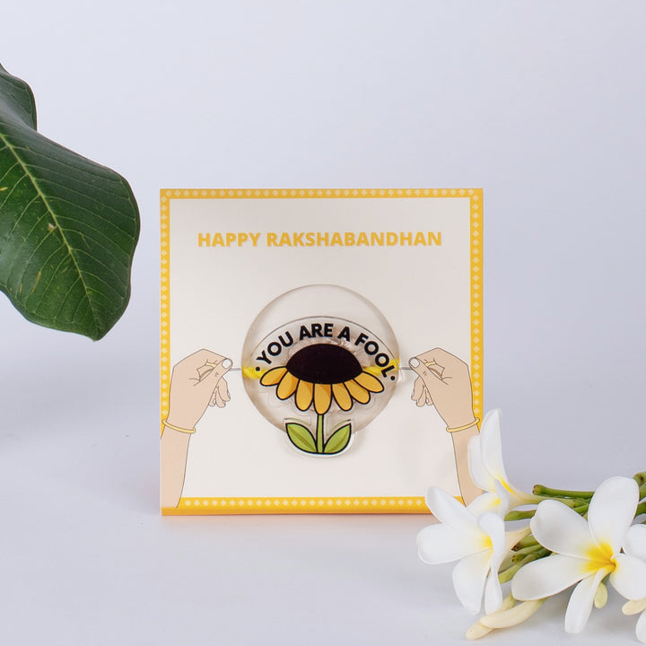 You are a Fool Acrylic Rakhi