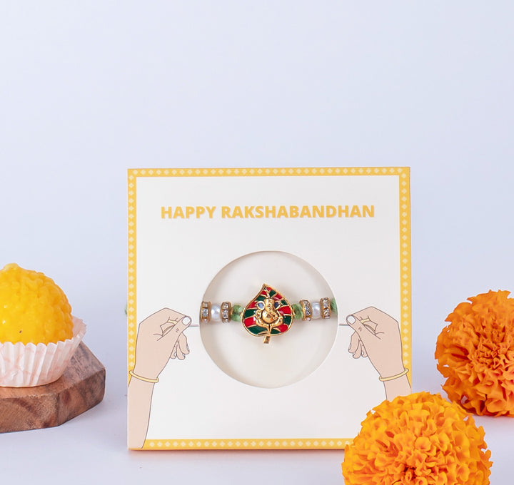 Designer Ganeshji Rakhi for Brothers