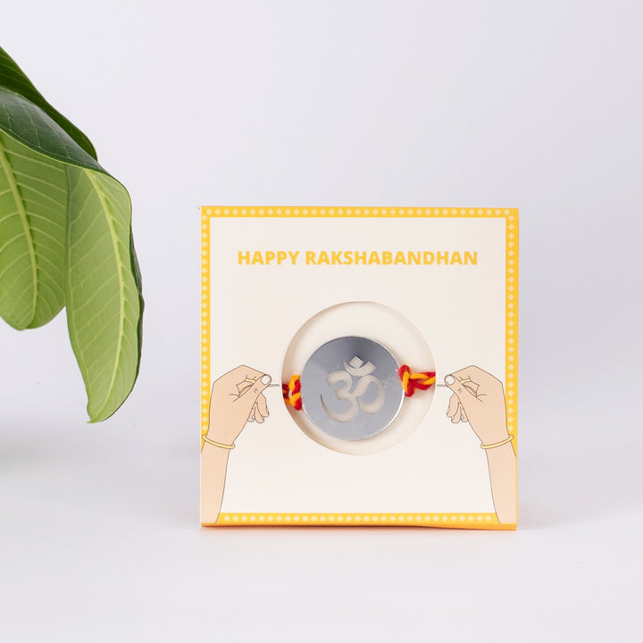 Traditional Om Acrylic Rakhi