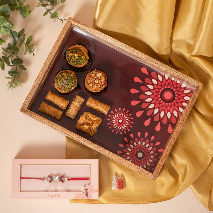 Baklava Rakhi Combo
