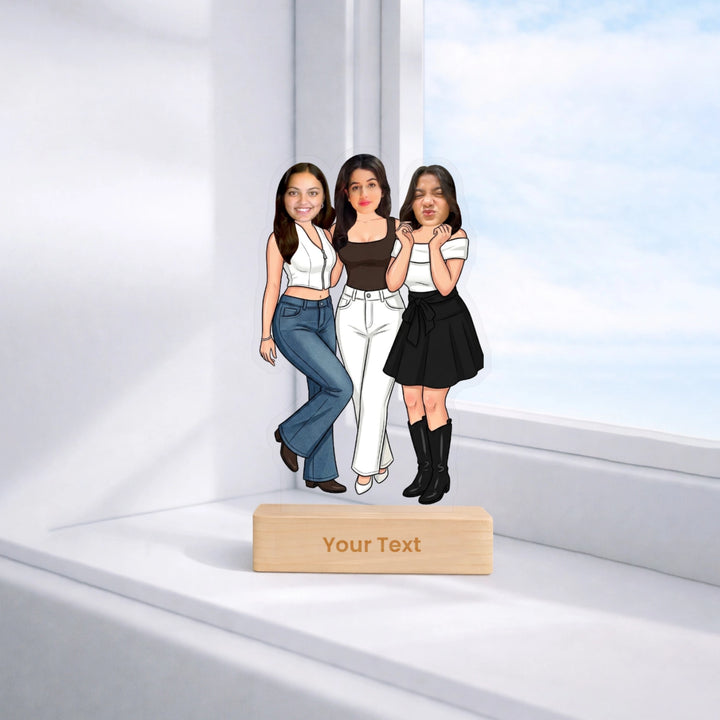The Chic Trio Caricature