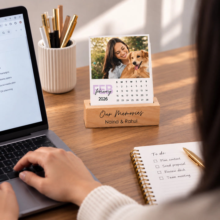 Premium Personalized Photo Calendar