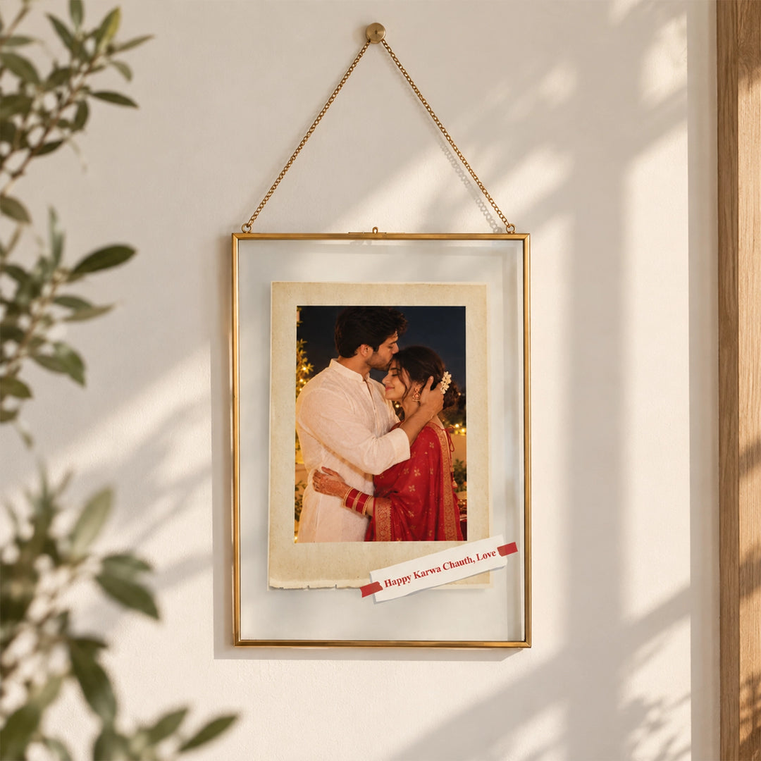 Metal Hanging Frame - Karwa Chauth Edition