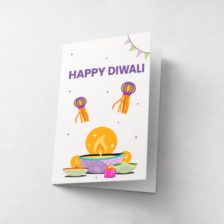 Diwali Wishes Greeting Card