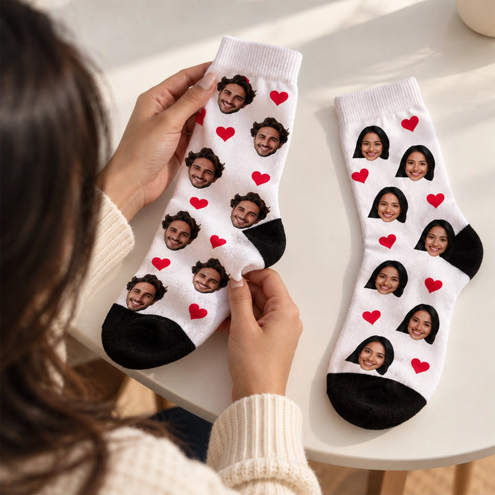 Custom Couple Socks