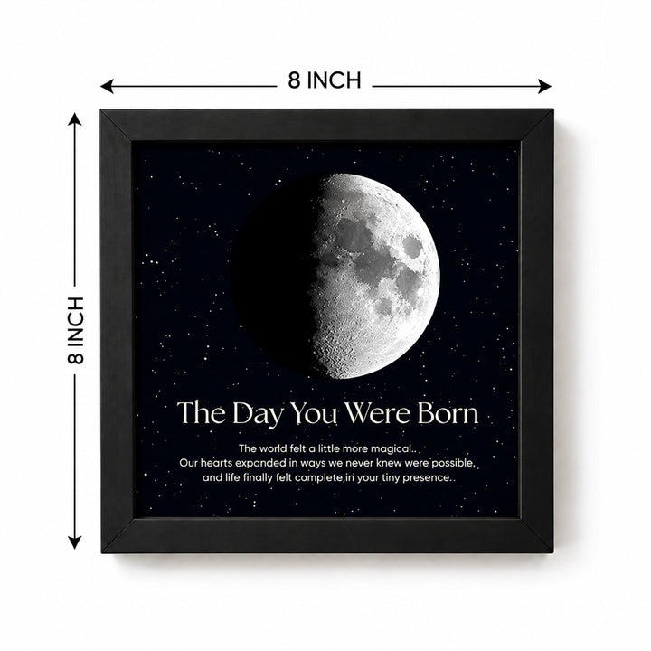 Personalized Moon Frame - Moon Phase Frame