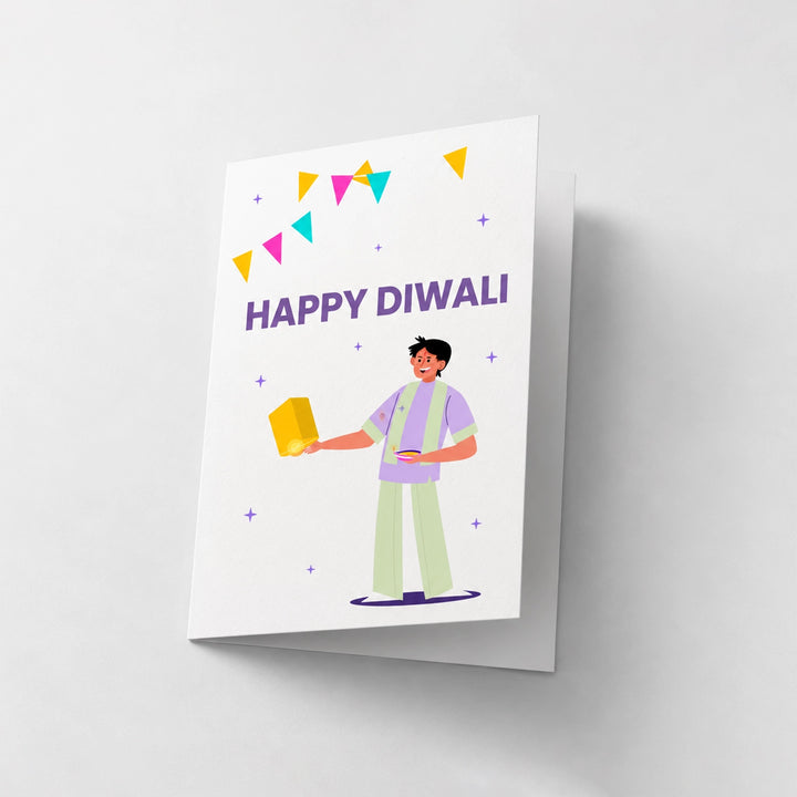 Happy Diwali Greeting Card