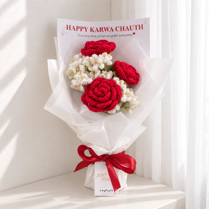 Karwa Chauth Rose Bouquet