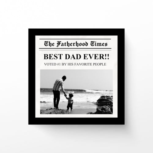 Best Dad Headline Frame