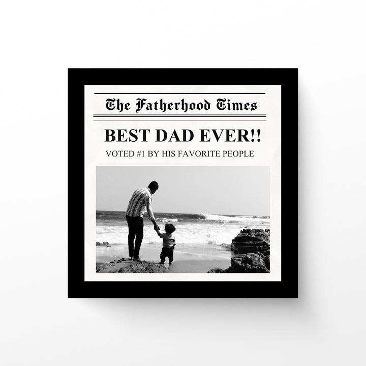 Best Dad Headline Frame