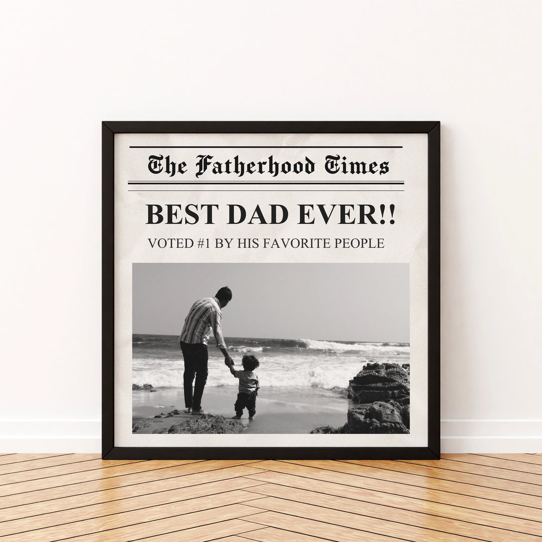 Best Dad Headline Frame