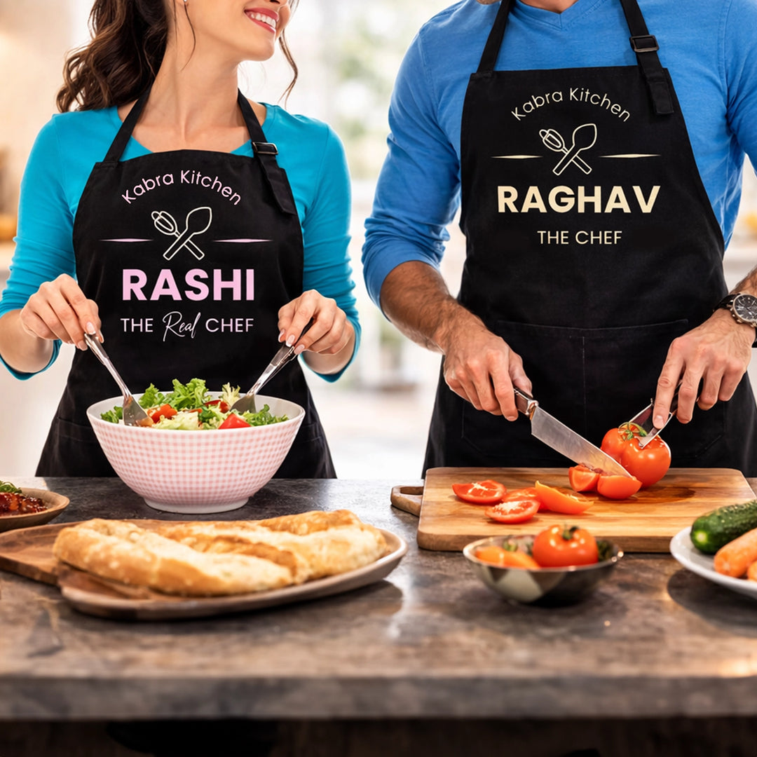 Couple Apron Set