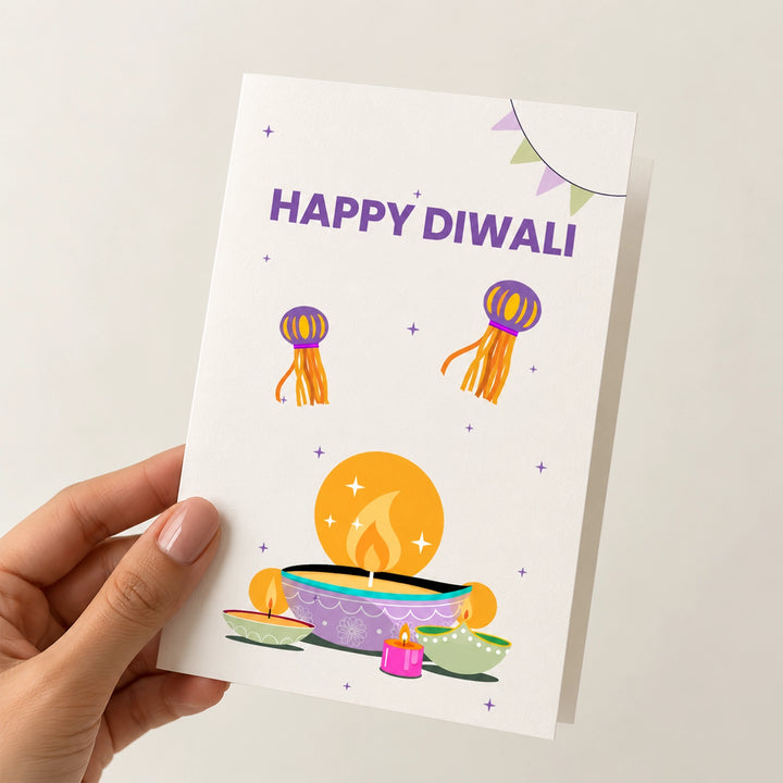 Diwali Wishes Greeting Card