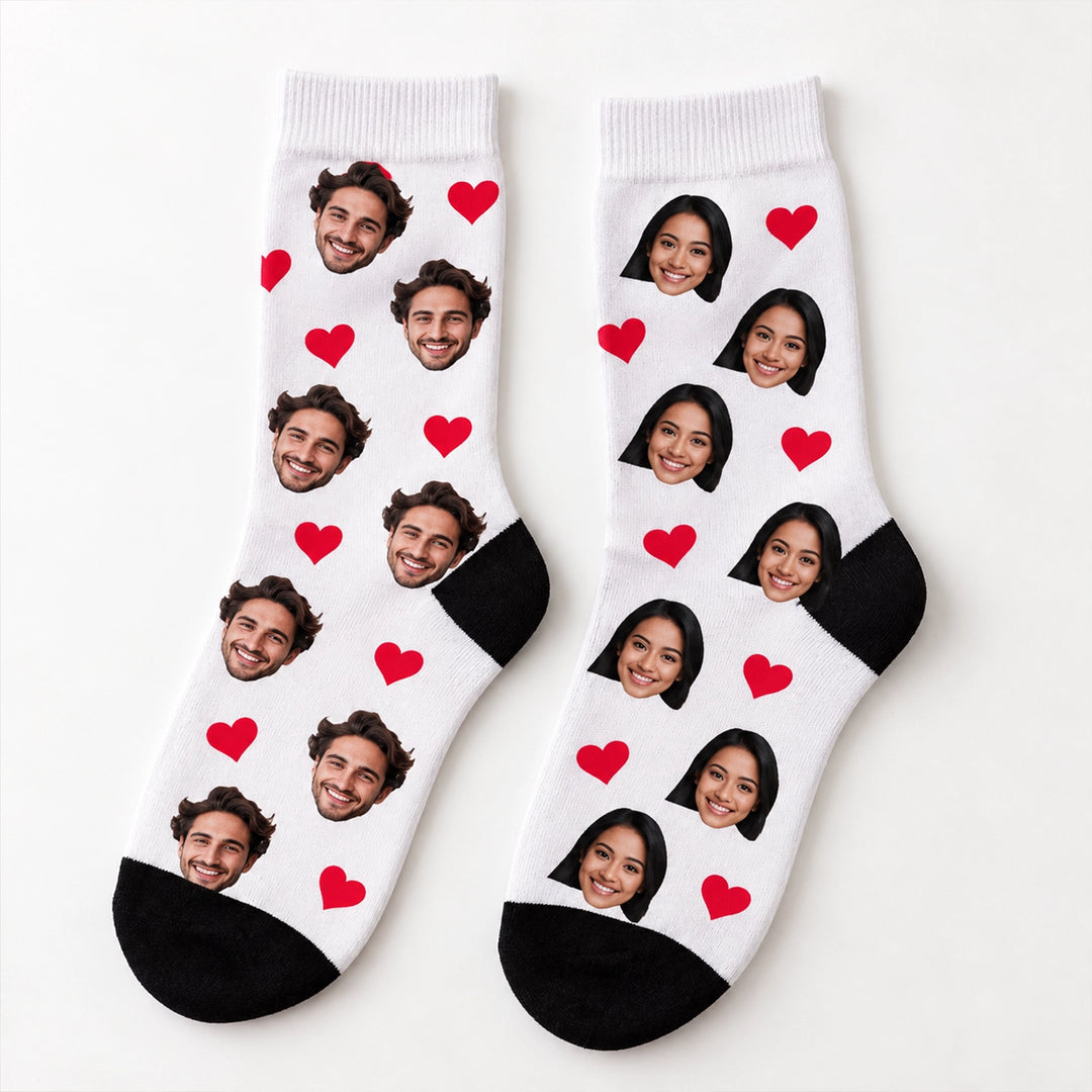 Custom Couple Socks