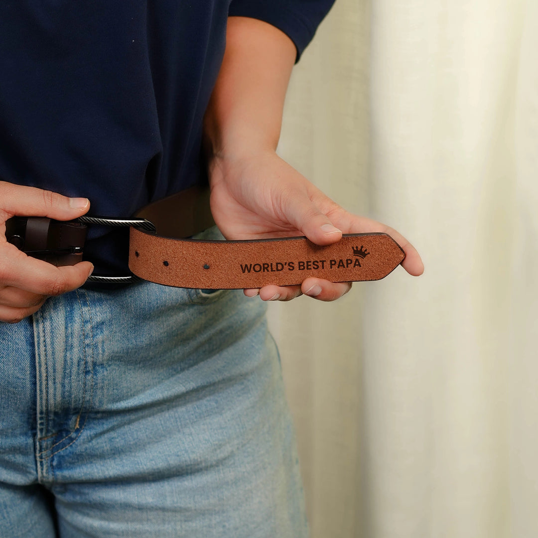 Father's Day Secret Message Belt