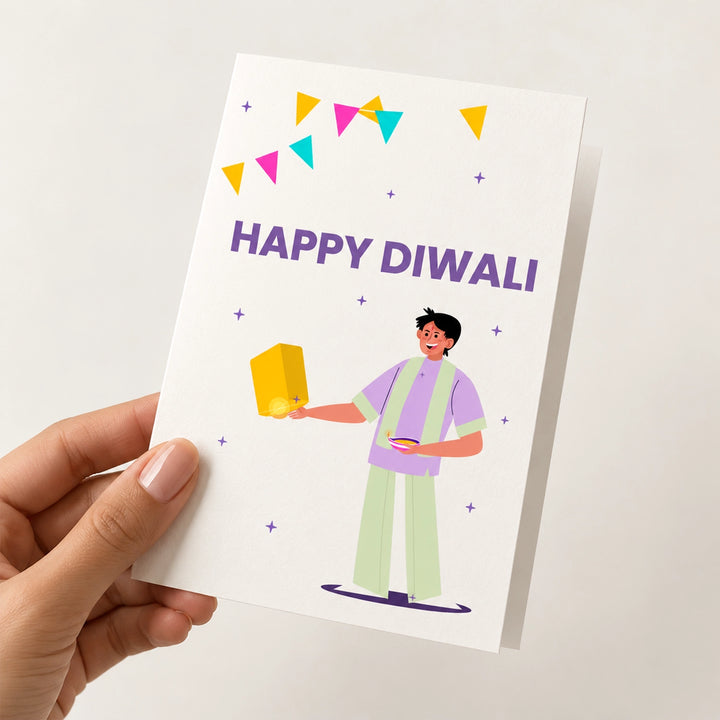 Happy Diwali Greeting Card