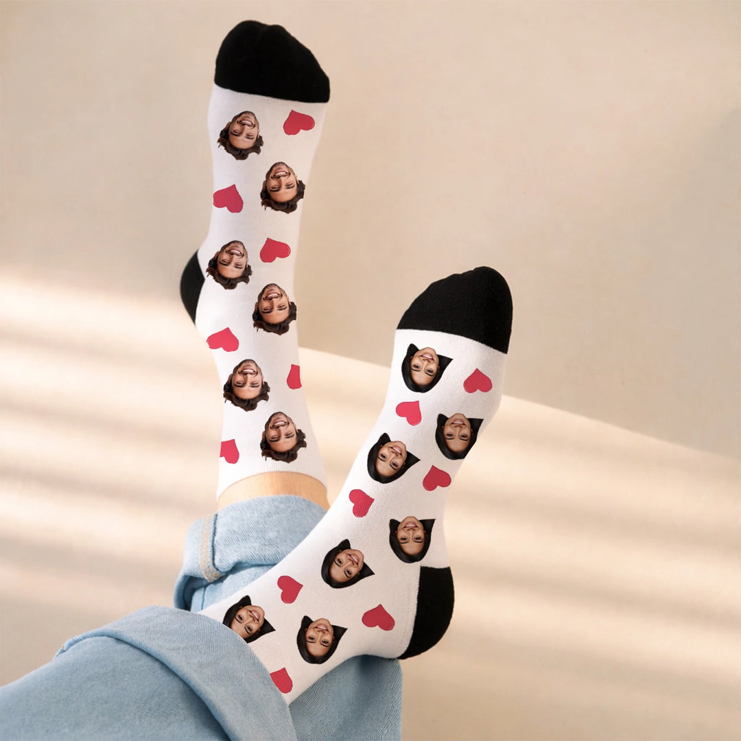 Custom Couple Socks