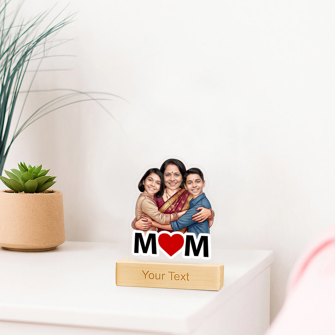 Love You Mom Caricature